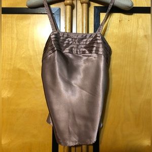 Vintage Escapades Taupe Colored Wonen’s Camisole in Size Small